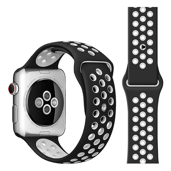 Ремешок силиконовый перфорированный Great case Sport NK для Apple Watch ...