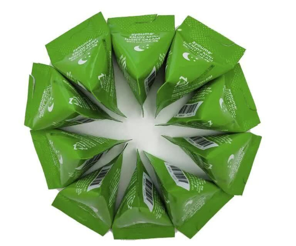 Ночной крем в пирамидках с центеллой Ayoume Enjoy Mini Night Cream, 10 ...