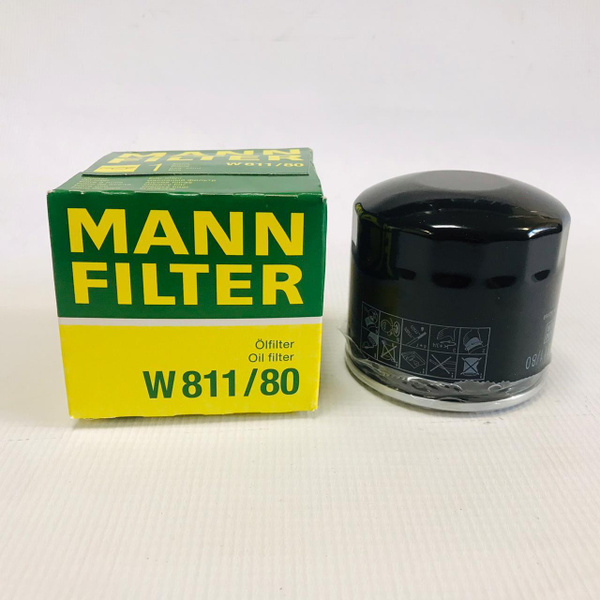 Фильтр масляный MANN FILTER W 811/80 - купить по выгодным ценам в ...
