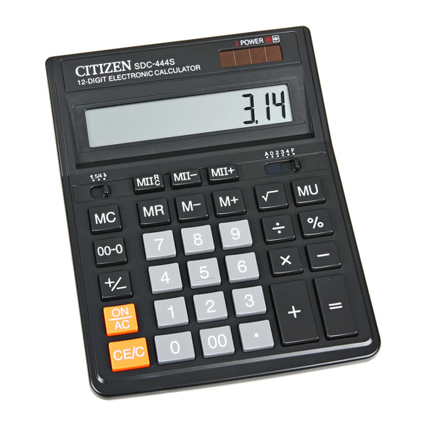 Калькулятор Citizen SDC-444S Черный - купить с доставкой по выгодным ...