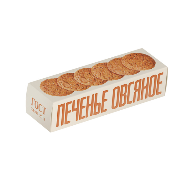 Печенье Овсяное Классическое НА СЛИВОЧНОМ МАСЛЕ, ПОЛЕТ, 250г - купить с ...