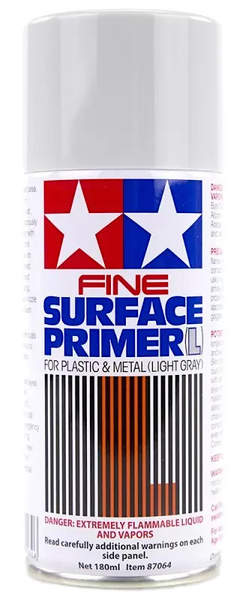 Tamiya Fine Surface Primer Light Gray L, Финишная Грунтовка для ...