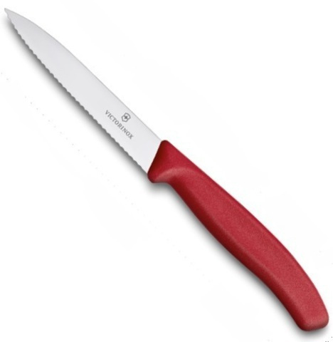 Купить Нож Victorinox для очистки овощей, лезвие 10 см волнистое ...