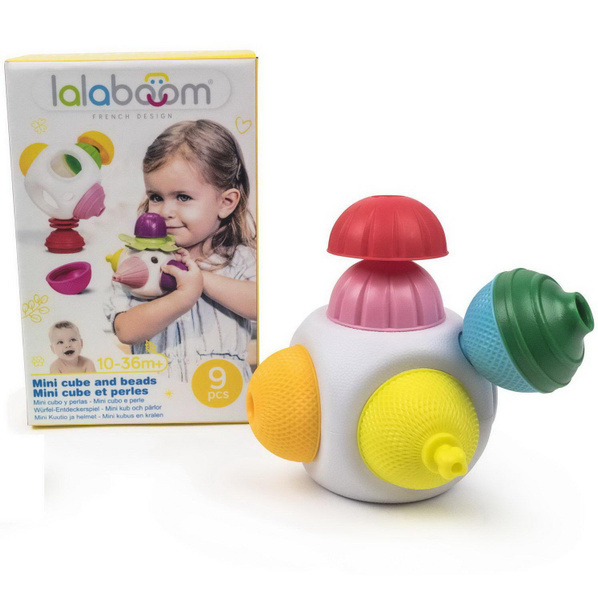 Игрушка развивающая Lalaboom Мини куб, 9 предметов - купить с доставкой ...