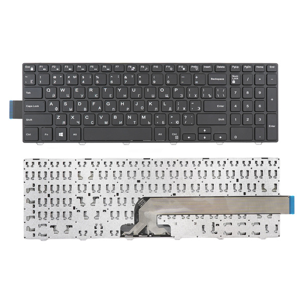Клавиатура для ноутбука Dell Inspiron 15-5000, 17-5000 черная (Тип 1 ...