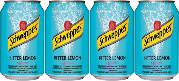 Газированный напиток Schweppes Bitter Lemon / Швепс Биттер Лимон 4 шт ...