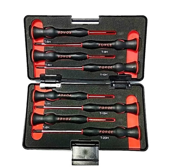 Набор ювелирных отвёрток FORCE 2088AT Торкс T5-T20, 8 предметов купить ...