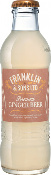 Тоник Franklin & Sons Brewed Ginger Beer, 12 шт по 200мл ...