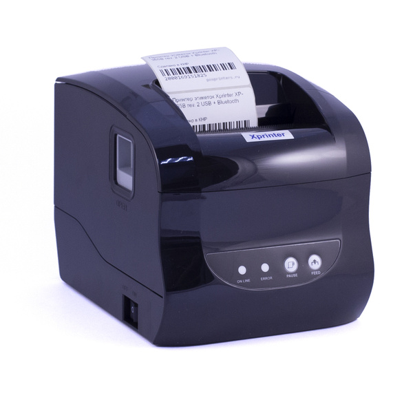 Как подключить принтер этикеток xprinter к компьютеру Принтер для чеков Xprinter XP-365B_00-00000053, Монохромный печать, купить по ни