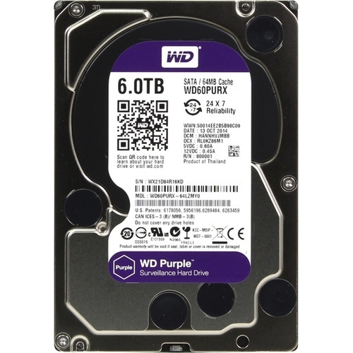 6 ТБ Внутренний жесткий диск Western Digital WD62PURZ (WD60PURX ...