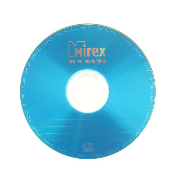 Mirex Диск для записи CD-R, 700 МБ, 1 шт - купить с доставкой по ...