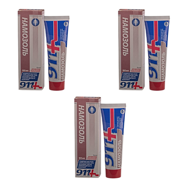 Намозоль крем от мозол/натоптышей 100мл/комплект из 3 штук - купить с ...