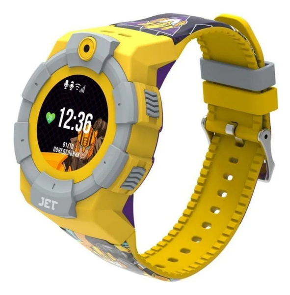 Купить смарт-часы Jet Kid Bumblebee, экран 1.44" - купить по низким ...