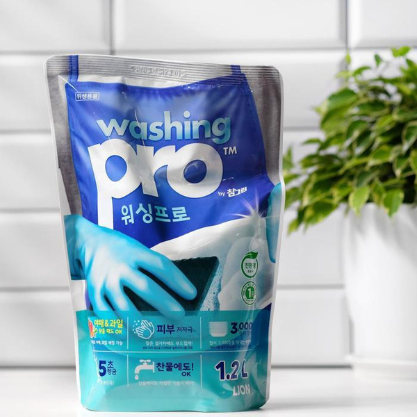 Средство для мытья посуды CJ Lion Washing Pro, 1.2 л - купить с ...