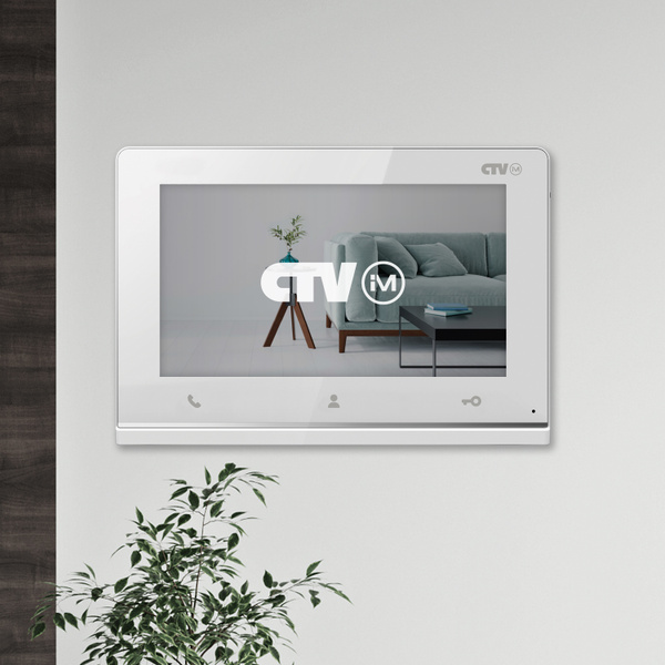Видеодомофон CTV CTV-iM720 Hello 7 W (Белый), 1024x600 купить по низким ...