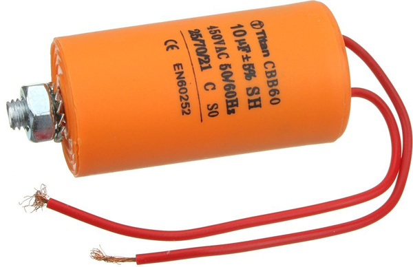 Конденсатор 10/450 50/60Hz (5%) VAC пускач гибкие, болт - купить с ...