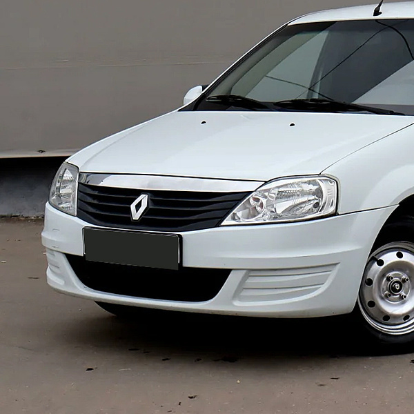 Бампер передний в цвет Renault Logan 1 Рено Логан (2009-2015)фаза 2 в ...