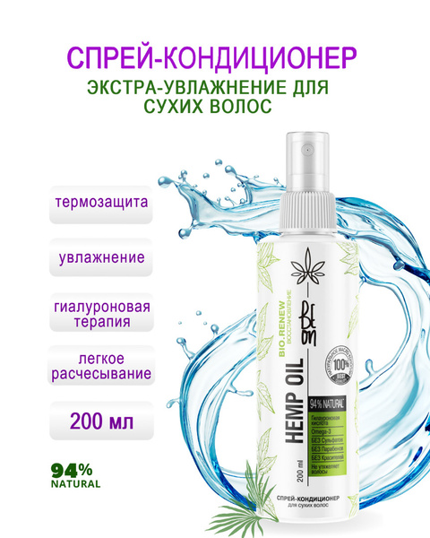 Beоn Спрей-кондиционер несмываемый. Легкое расчесывание и термозащита ...