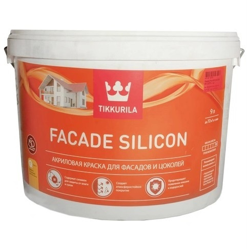 Краска Tikkurila Facade Acrylate - купить в интернет-магазине OZON по ...