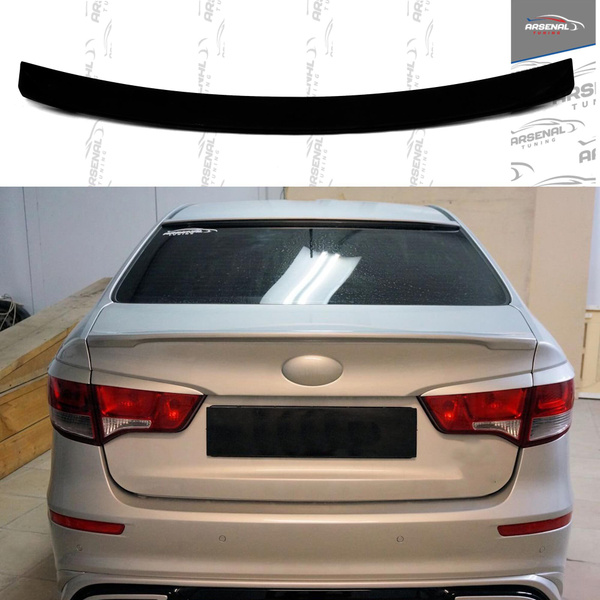 Козырек (Накладка) на заднее стекло автомобиля Kia Rio 3 (Киа Рио 3 ...