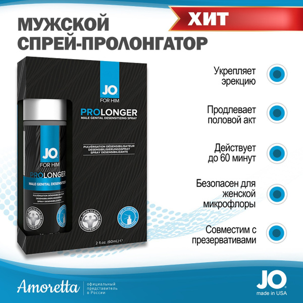 Спрей-пролонгатор для мужчин JO PROLONGER синий - купить с доставкой по ...
