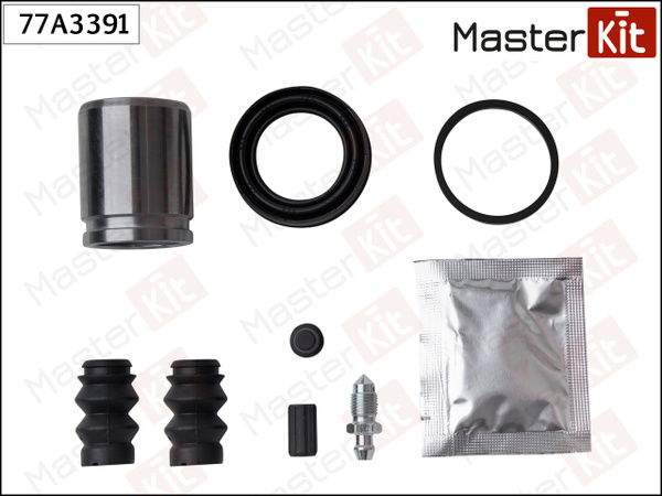 Ремкомплект тормозного суппорта поршень зад MasterKit 77A3391 ...