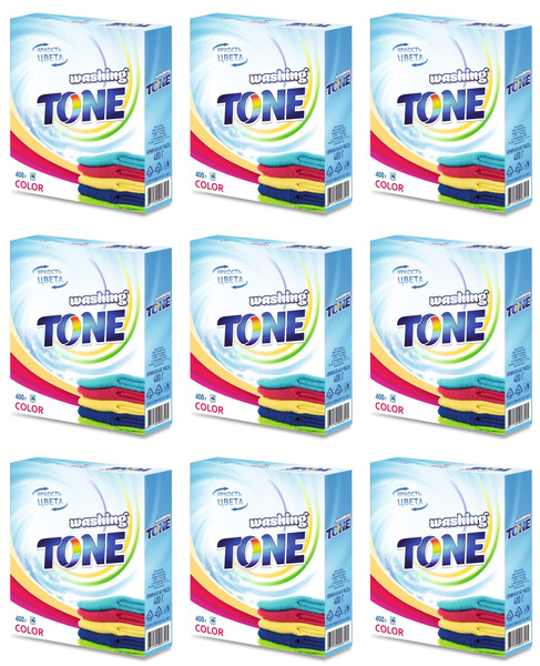 Washing tone Стиральный порошок 400 г Для цветных тканей - купить с ...