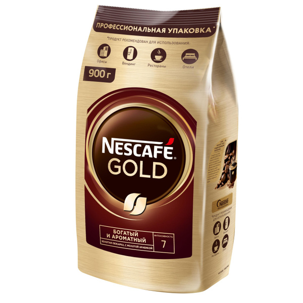 Nescafe Gold кофе растворимый, 900 г - купить с доставкой по выгодным ...