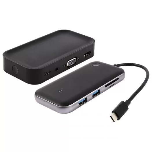 Кабель USB Type-C Barn&Hollis Type-C 7 in 1 с проводом для MacBook ...
