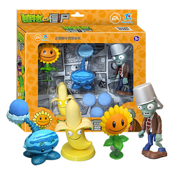 Набор фигурок Plants vs Zombies set K / Растения против зомби (Set. 4 ...