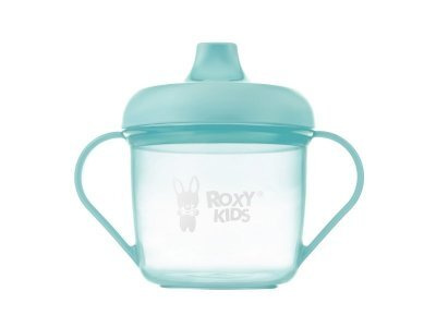 Кружка-поильник с носиком тренировочная Roxy-Kids, 180 мл мятный ...
