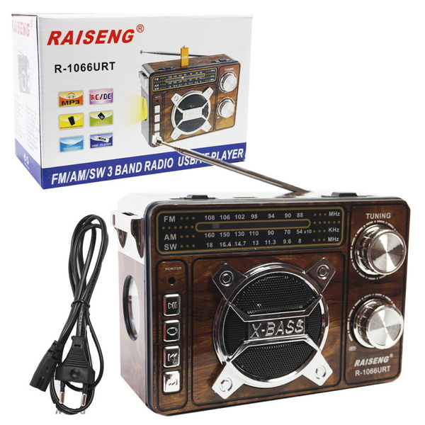 Радио X-Bass радиоприемник от аккумулятора колонка портативная .