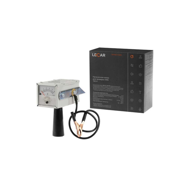 Нагрузочная вилка НВ01 для проверки АКБ, 100А LECAR LECAR000012306 ...