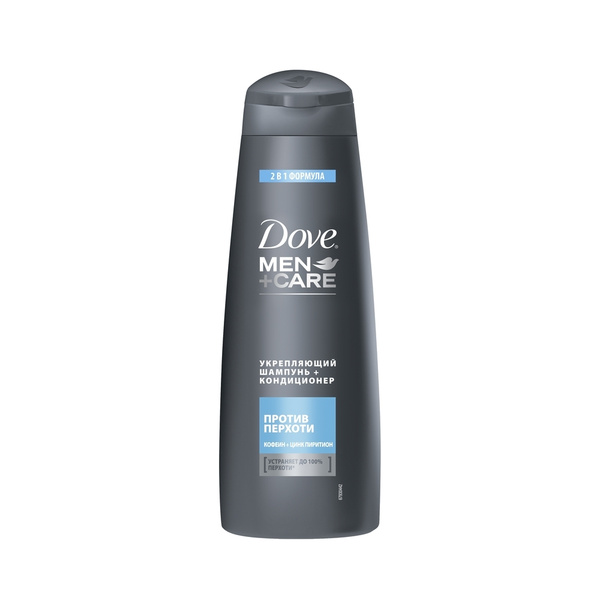 Dove Шампунь-кондиционер Men+Care 2 в 1 Против перхоти, 380 мл, 4 штуки ...