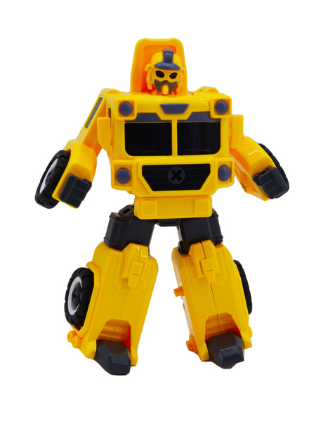 Робот-трансформер Dade Toys Creator Строительная техника 5в1, желтый ...