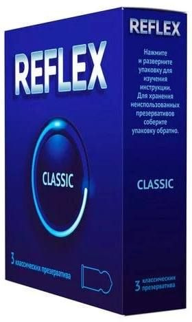 Reflex Classic презервативы в смазке, 3 шт. - купить с доставкой по ...