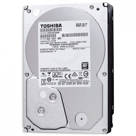 3 ТБ Внутренний жесткий диск Toshiba SATA-III 3Tb DT01ACA300 (7200rpm ...