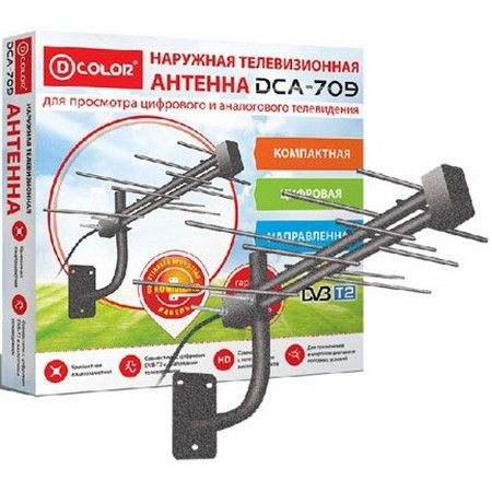 Наружная телевизионная антенна для приема цифрового и аналогового ТВ D ...