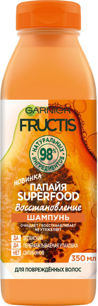 Fructis Шампунь для волос, 350 мл - купить с доставкой по выгодным ...