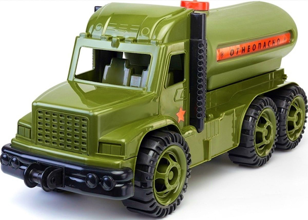 Бензовоз / военный / машинка / развивающая игрушка пластиковая / с ...