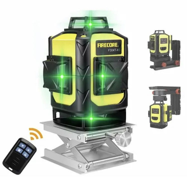 Купить Лазерный уровень 4D Зеленый луч Firecore F304T-XG по низкой цене ...