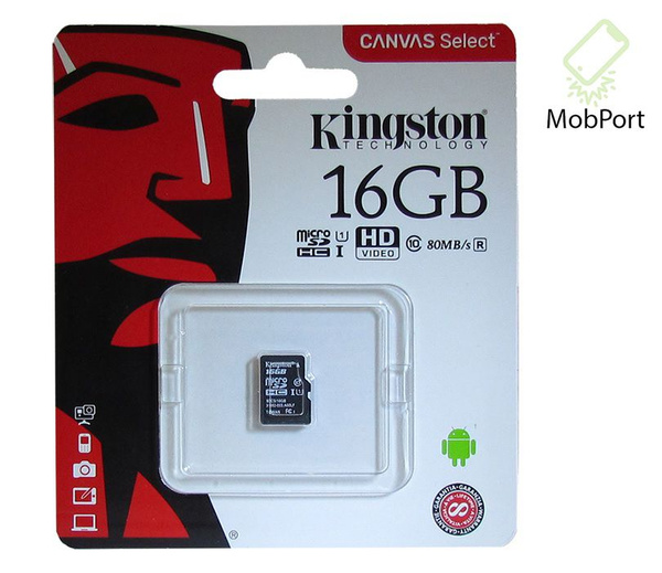 Canvas select 128 гб. MICROSD Kingston 128.