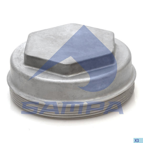 Крышка ступицы M155*2.5 наружняя резьба Fruehauf/SMB (SAMPA) - купить ...