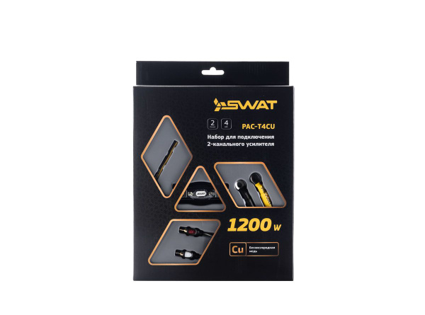 SWAT PAC-T4CU Премиальный наборы SWAT для подключения усилителя 2 ...