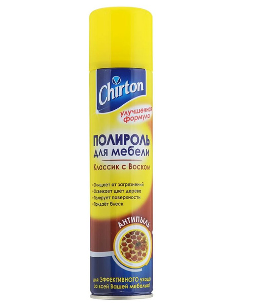Полироль Chirton для мебели Антипыль классик 300 мл - купить с ...