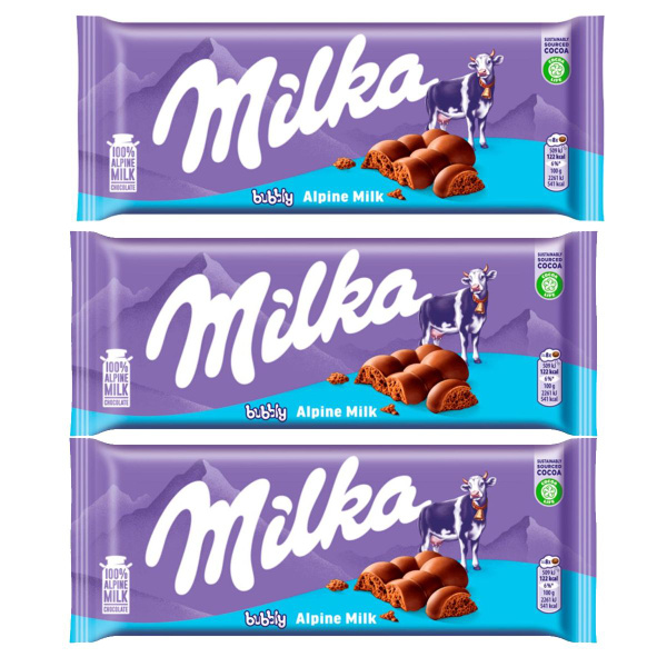 Milka Bubbly Alpine Milk