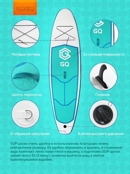 Сап борд, надувная доска, саб борд, Sup board - купить с доставкой по ...