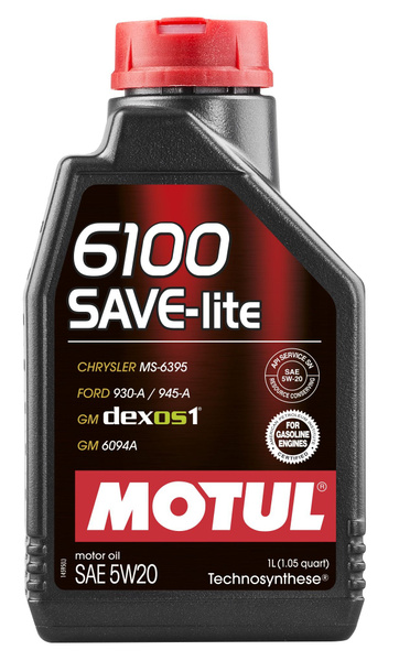 Масло моторное MOTUL 6100 SAVE-LITE 5W-20 Синтетическое -  в .
