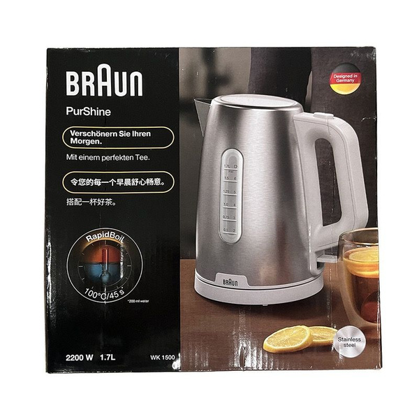 Купить электрический чайник Braun PurShine WK1500WH 1.7L по низкой цене ...