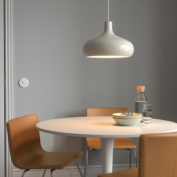 IKEA VAXJO - ИКЕА ВЭКСЁ Подвесной светильник, бежевый, 38 см - купить ...